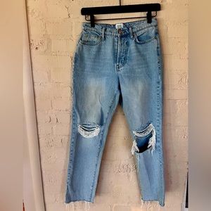 BDG slim straight ripped jeans size 26